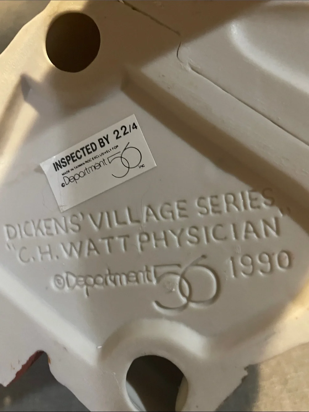 1990 Department 56 RETIRED Dickens' Village Series 
